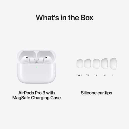 Apple AirPods Pro 3, MagSafe kućište (USB‑C), mfhp4zm/a
