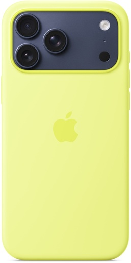 Apple iPhone 17 Pro Max Silicone Case s MagSafe, Neon Yellow (mgfm4zm/a)