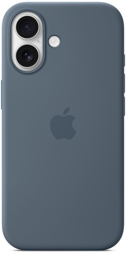 Apple iPhone 17 Silicone Case s MagSafe, Anchor Blue (mgew4zm/a)