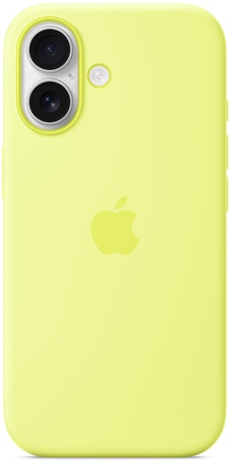 Apple iPhone 17 Silicone Case s MagSafe, Neon Yellow (mgev4zm/a)