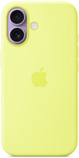 Apple iPhone 17 Silicone Case s MagSafe, Neon Yellow (mgev4zm/a)