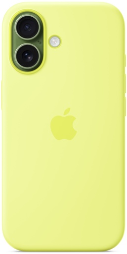 Apple iPhone 17 Silicone Case s MagSafe, Neon Yellow (mgev4zm/a)