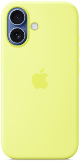 Apple iPhone 17 Silicone Case s MagSafe, Neon Yellow (mgev4zm/a)