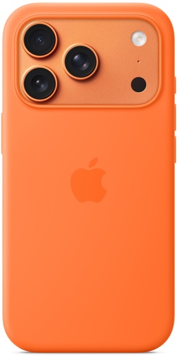 Apple iPhone 17 Pro Silicone Case s MagSafe, Orange (mgfe4zm/a)