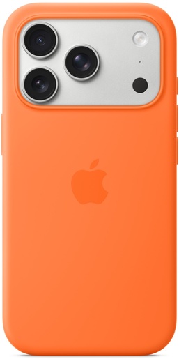 Apple iPhone 17 Pro Silicone Case s MagSafe, Orange (mgfe4zm/a)