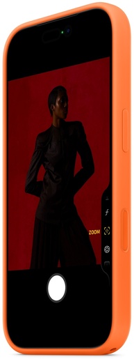 Apple iPhone 17 Pro Silicone Case s MagSafe, Orange (mgfe4zm/a)