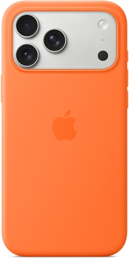Apple iPhone 17 Pro Max Silicone Case s MagSafe, Orange (mgfl4zm/a)