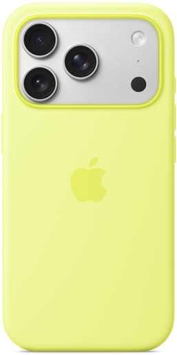 Apple iPhone 17 Pro Silicone Case s MagSafe, Neon Yellow (mgff4zm/a)