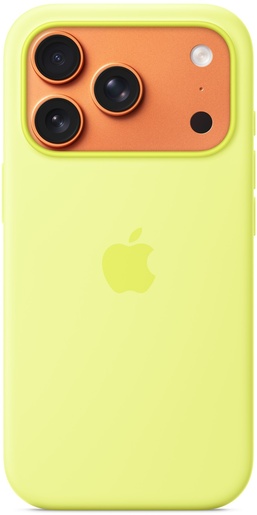 Apple iPhone 17 Pro Silicone Case s MagSafe, Neon Yellow (mgff4zm/a)