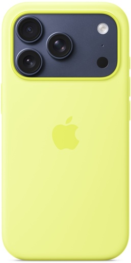 Apple iPhone 17 Pro Silicone Case s MagSafe, Neon Yellow (mgff4zm/a)