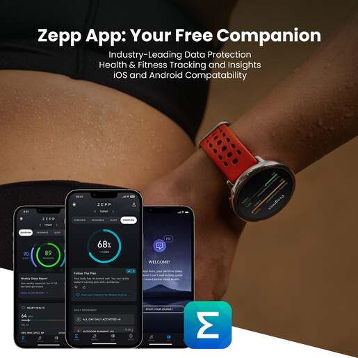 Amazfit Active 2 Black Silicon, pametni sat