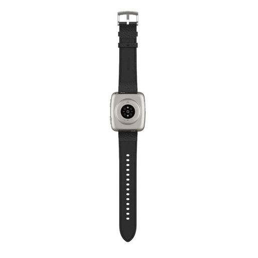 Amazfit Active 2 (Square) NFC , crni kožni remen + crveni silikonski remen, pametni sat