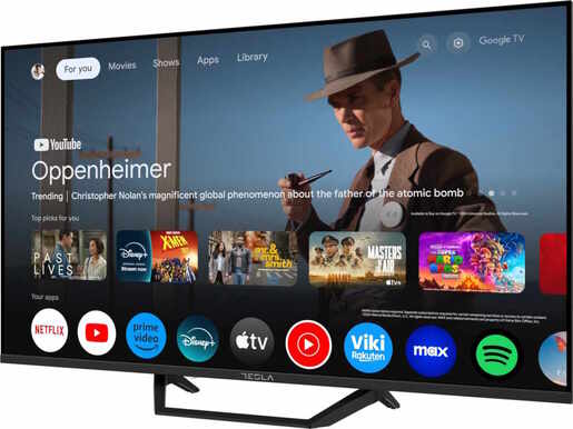 Tesla 43" LED TV 43E655BUS, 4K UHD, Google Smart TV