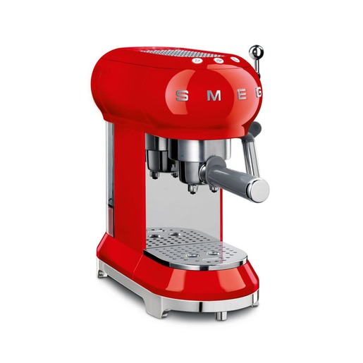 Smeg espresso aparat za kavu ECF01RDEU, crveni