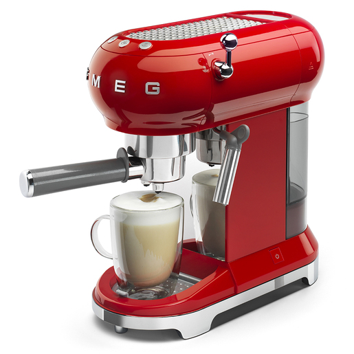 Smeg espresso aparat za kavu ECF01RDEU, crveni