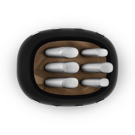 Smeg set noževa u bloku KBSF02BL, crni