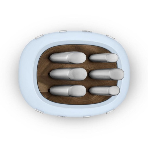 Smeg set noževa u bloku KBSF02PB, pastelno plavi