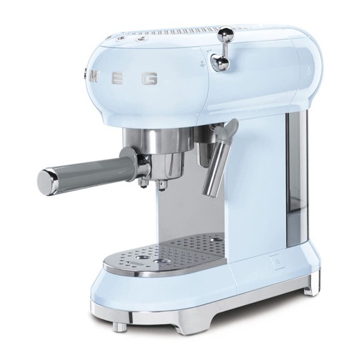 Smeg espresso aparat za kavu ECF01PBEU, pastelno plavi