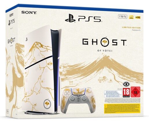PlayStation 5 Standard Edition Ghost of Yotei Gold, Limited Edition + puna igra (kod)