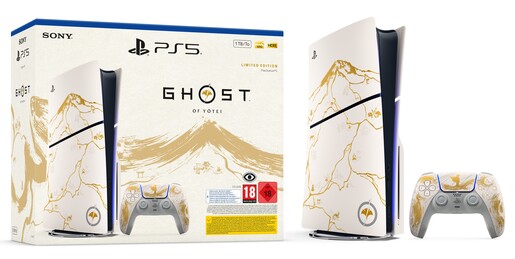 PlayStation 5 Standard Edition Ghost of Yotei Gold, Limited Edition + puna igra (kod)