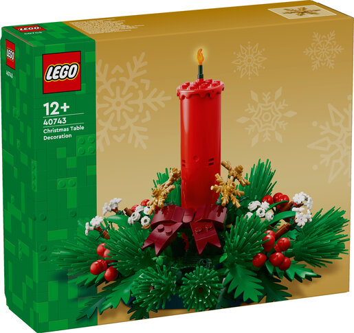 LEGO® Božićna dekoracija stola 40743