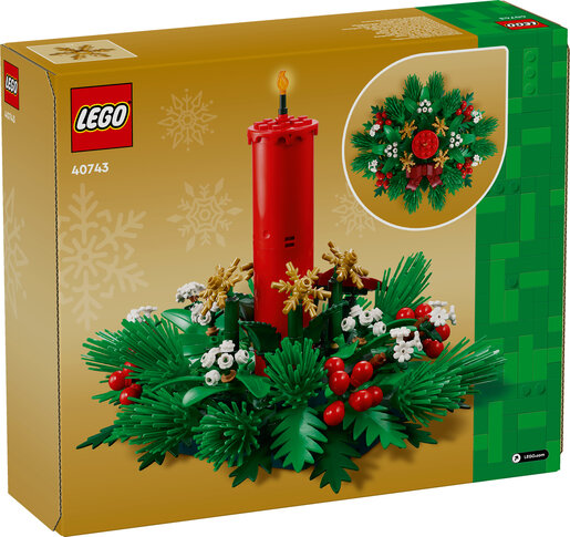 LEGO® Božićna dekoracija stola 40743