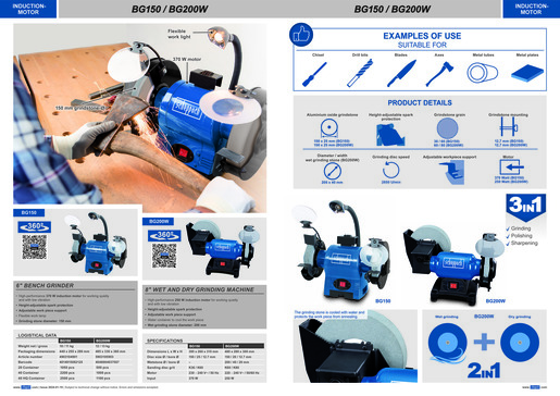 SCHEPPACH stolna brusilica  BG150