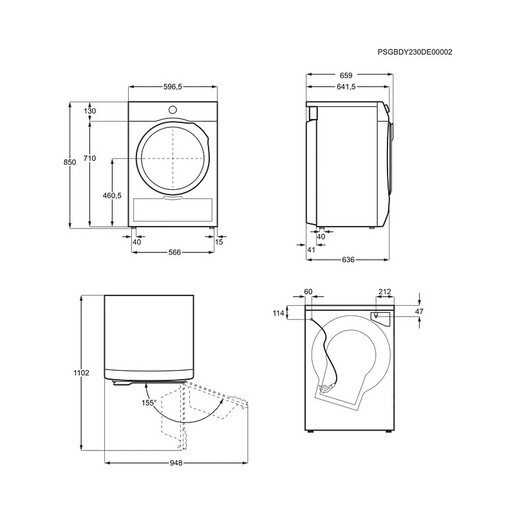 Electrolux sušilica rublja EW7D495UDE