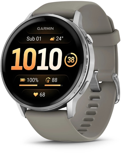 Garmin Venu 4, Black Silver Gray, 45mm, 010-03014-01, pametni sat