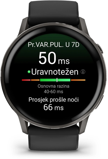 Garmin Venu 4, Black Slate, 45mm, 010-03014-00, pametni sat