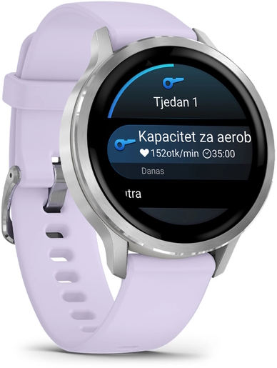 Garmin Venu 4, Gray Silver Periwinkle, 41mm, 010-03013-01, pametni sat