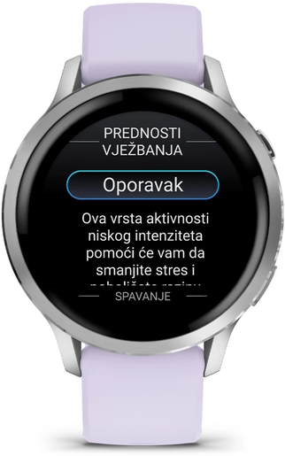 Garmin Venu 4, Gray Silver Periwinkle, 41mm, 010-03013-01, pametni sat