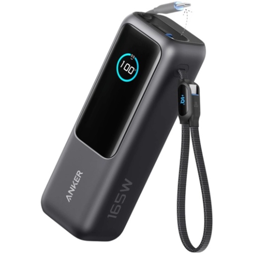 Anker prijenosna baterija 25000mAh, 165W, crna