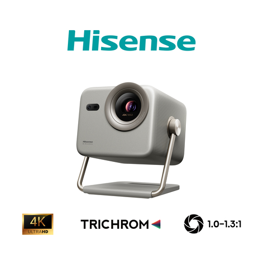 Hisense 65"-200" Laser TV M2 PRO, 4K UHD Smart mini projector, 4K AI Clarity, DTS Virtual:X
