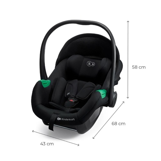 Kinderkraft autosjedalica Mink Pro 2 i-Size 0-13 kg (40-87 cm), Black