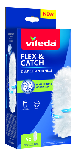 Vileda Flex & Catch zamjenski ulošci za brisanje prašine, 10 kom