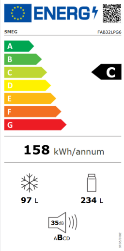 Smeg hladnjak FAB32LPG6 50's Style