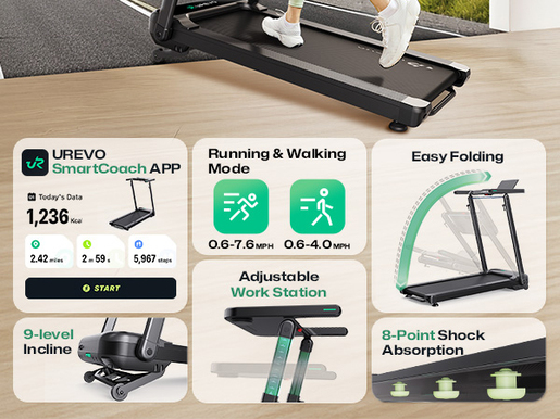 Urevo traka za trčanje Foldi 3S Smart