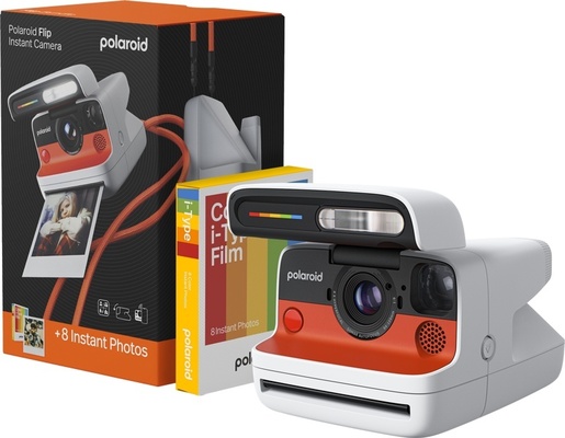 POLAROID Instant fotoaparat Flip White + Color Film Bundle (8 slika)