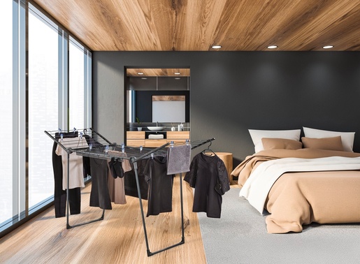 Leifheit Pegasus 200 Solid Black sušilo za rublje