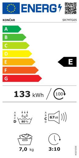 Končar sušilica rublja SR7MTG05