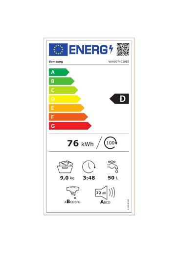 SAMSUNG perilica rublja WW90T4020EE1LE