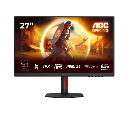 AOC monitor U27G4R, 27", IPS, 4K, 160/320Hz, HDMI2.1, HAS