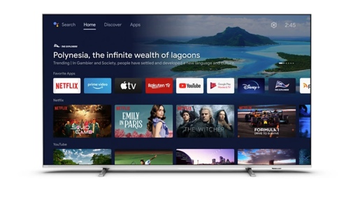 Philips 50" LED TV 50PUS8057/12, 4K UHD, Ambilight, Android TV, Dolby Vision i Dolby Atmos *Black Friday