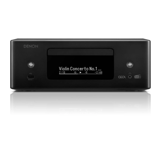 Denon RCDN12 DAB+, mini linija, crna