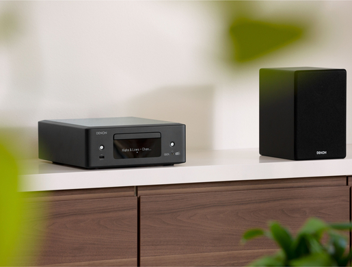 Denon RCDN12 DAB+, mini linija, crna