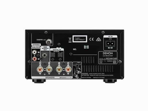 Denon RCDM41 DAB, mini linija, crna