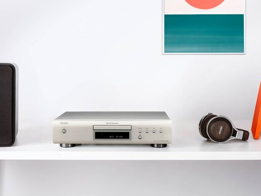 Denon DCD600NESPE2, CD player, srebrni