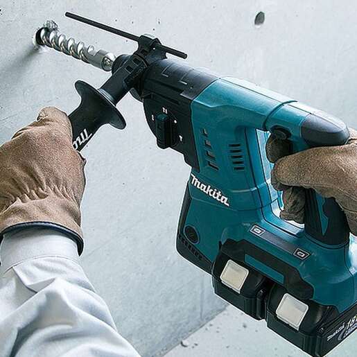 MAKITA aku bušači čekić DHR263RF2 (18+18V, Li-ion, 2x3Ah)