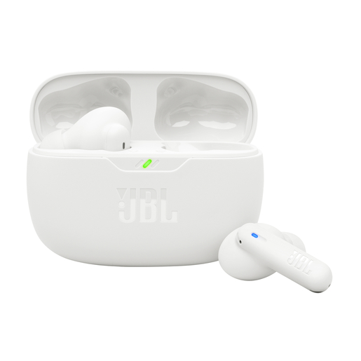 JBL Wave Beam 2, bežične in.ear slušalice, bijele